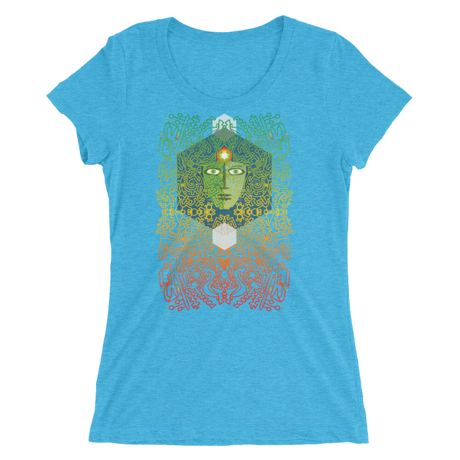 Women's Hexagon Power Tri-blend T-shirt