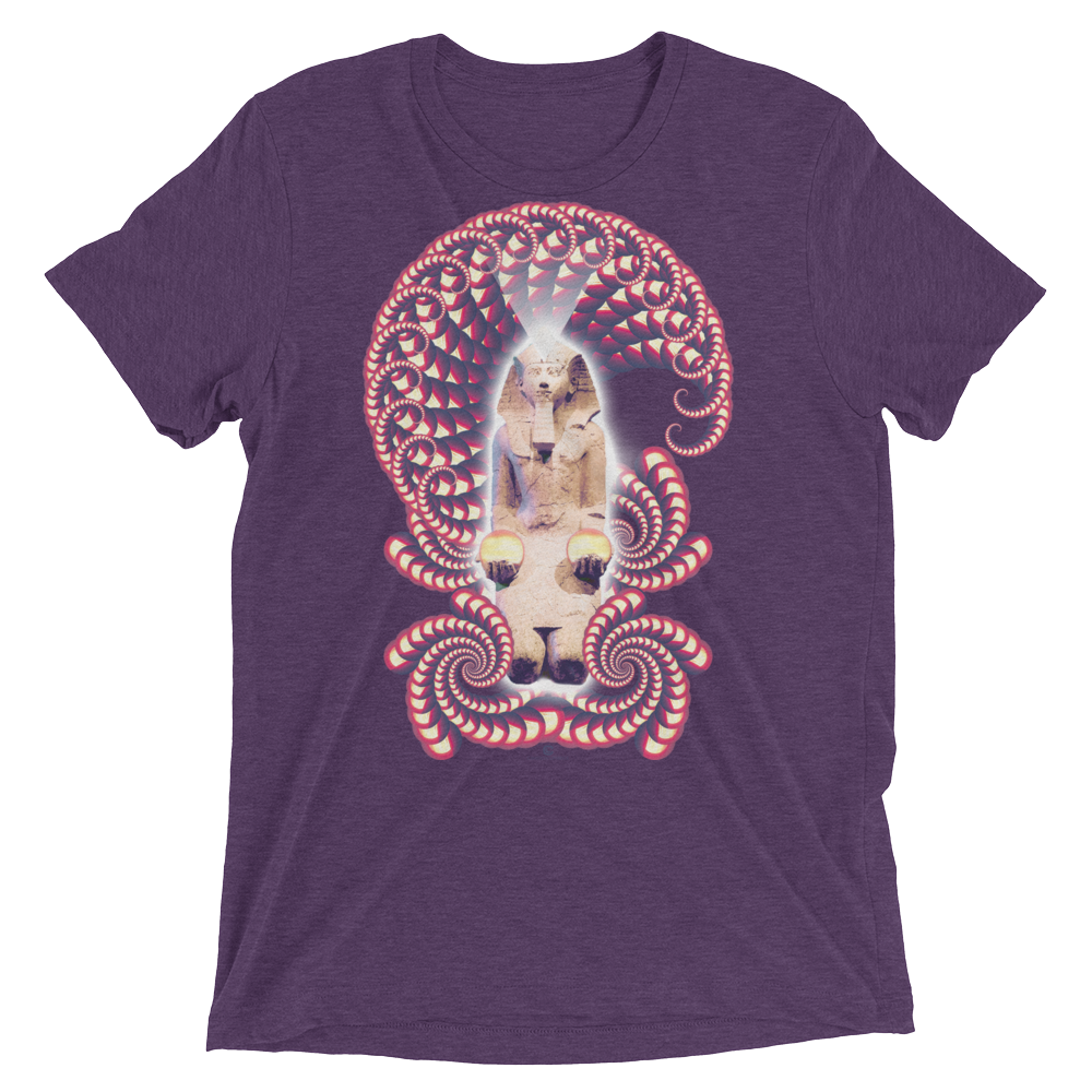 Fractal Labyrinth Tri-blend T-shirt