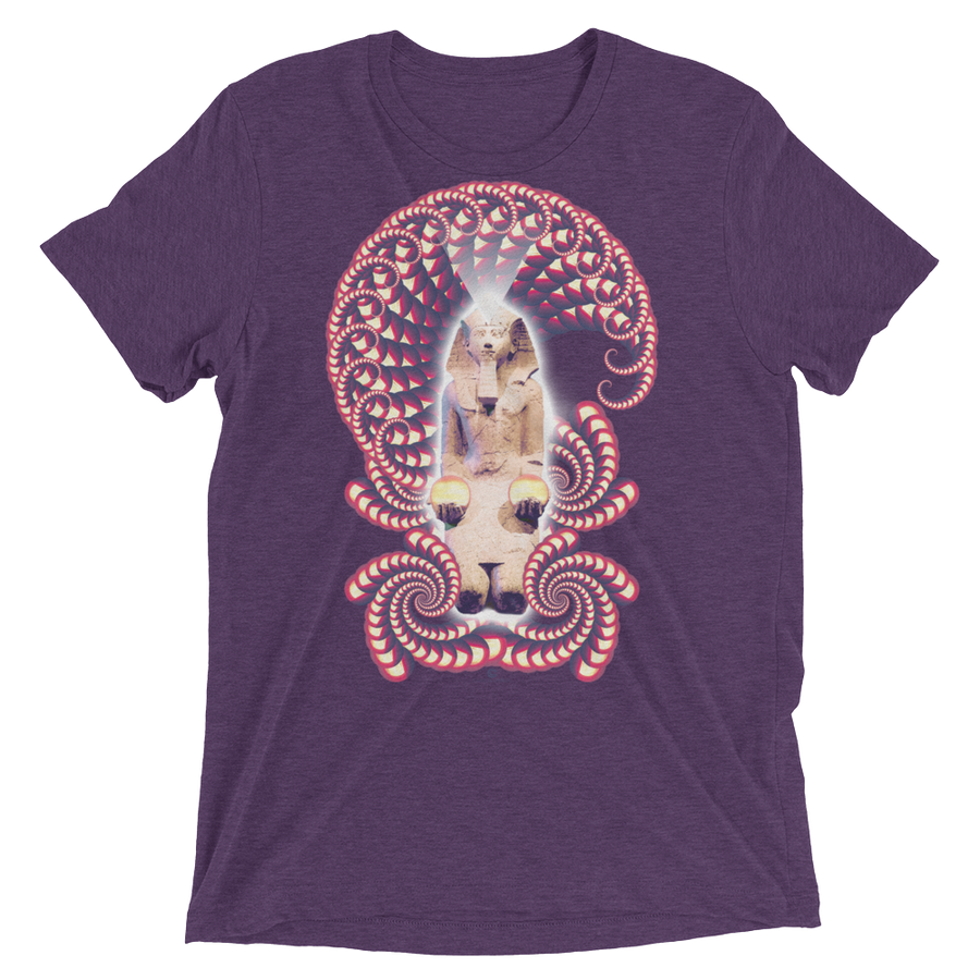 Fractal Labyrinth Tri-blend T-shirt