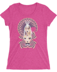 Women's Fractal Labyrinth Tri-blend T-shirt