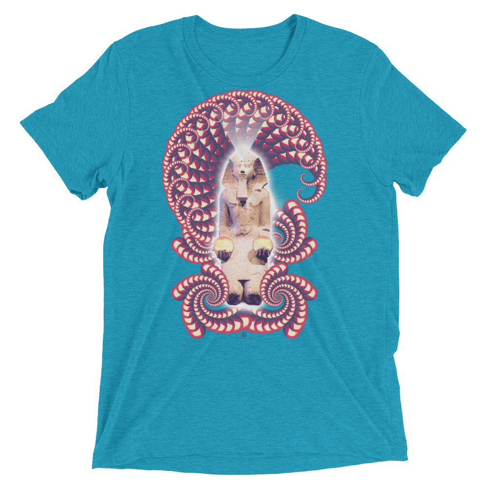 Fractal Labyrinth Tri-blend T-shirt