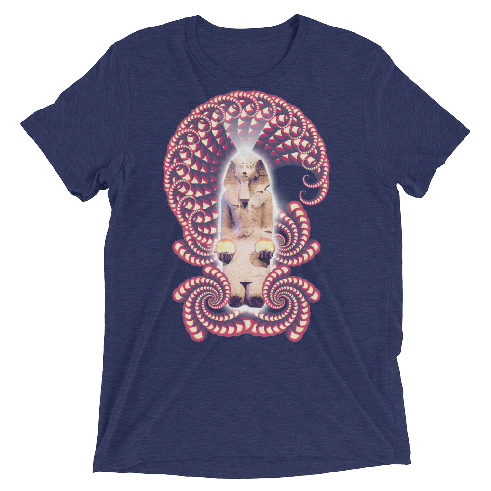 Fractal Labyrinth Tri-blend T-shirt