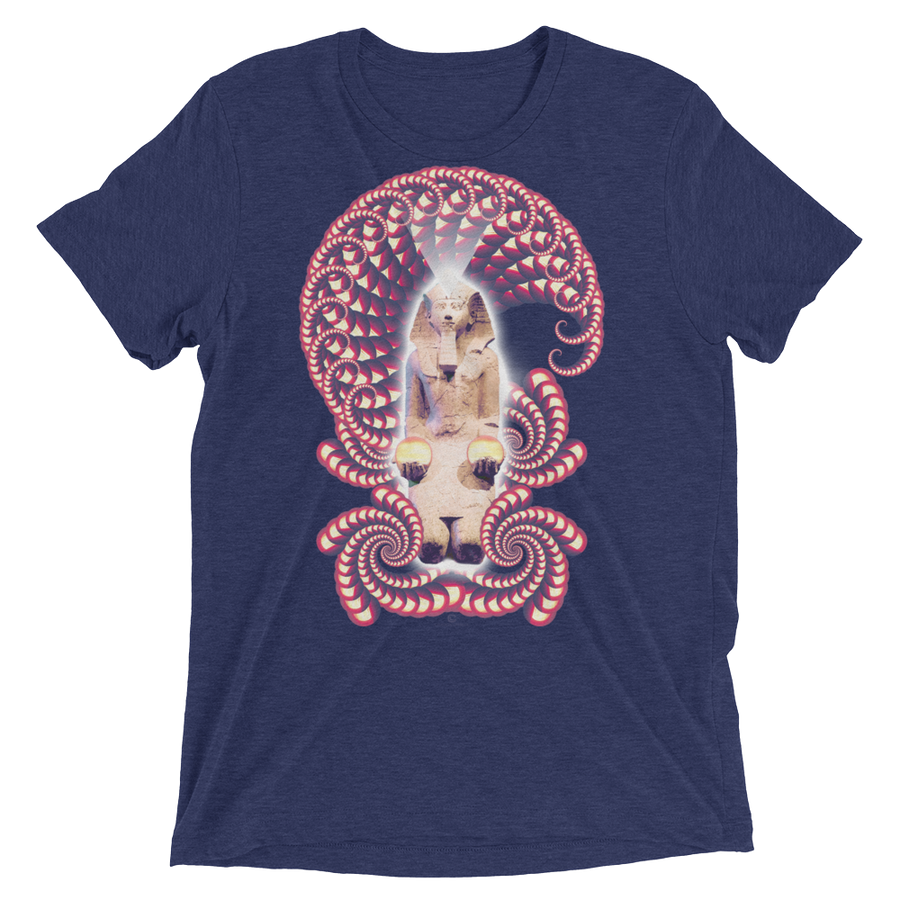 Fractal Labyrinth Tri-blend T-shirt