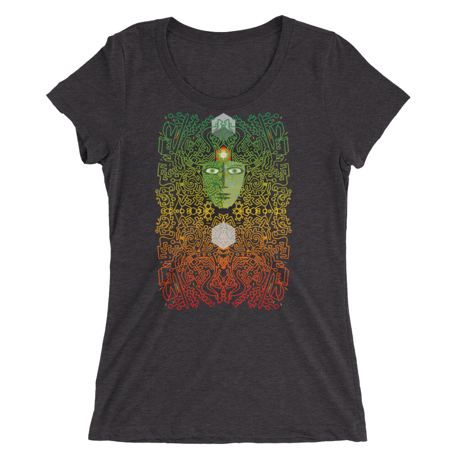 Women's Hexagon Power Tri-blend T-shirt
