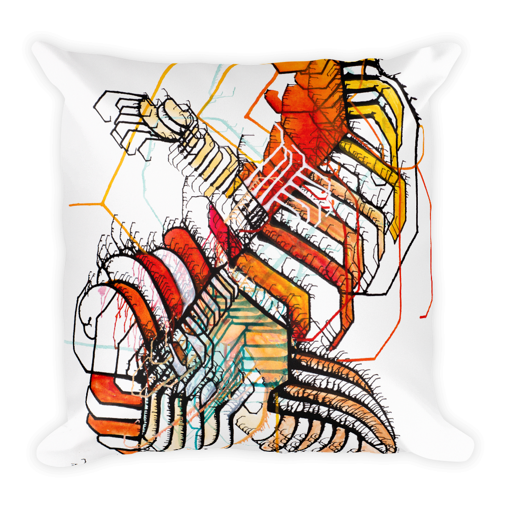 Surfer Square Pillow