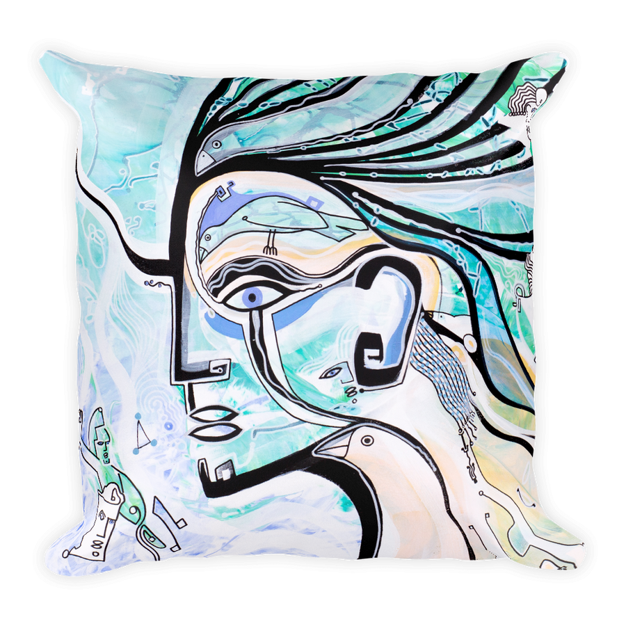 Passerby Square Pillow