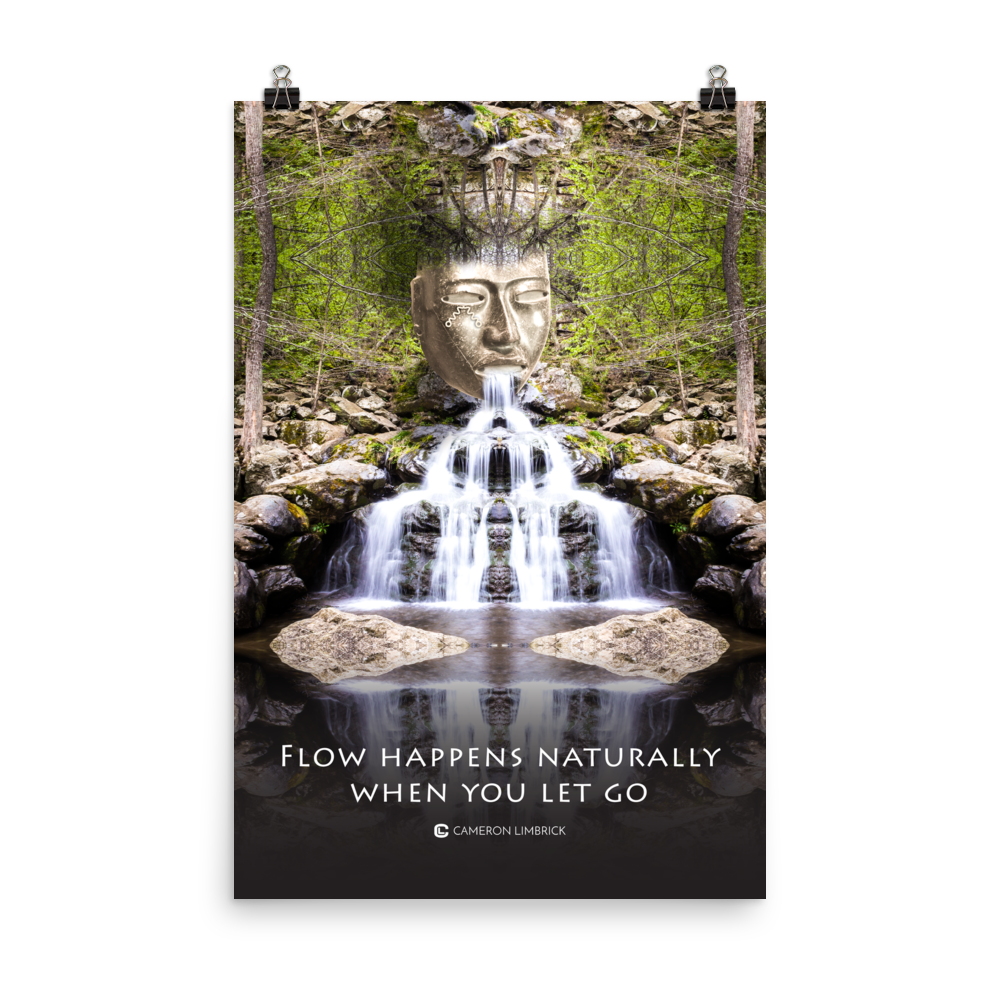 Flow Happens Naturally Poster – Cameron Limbrick - Artist