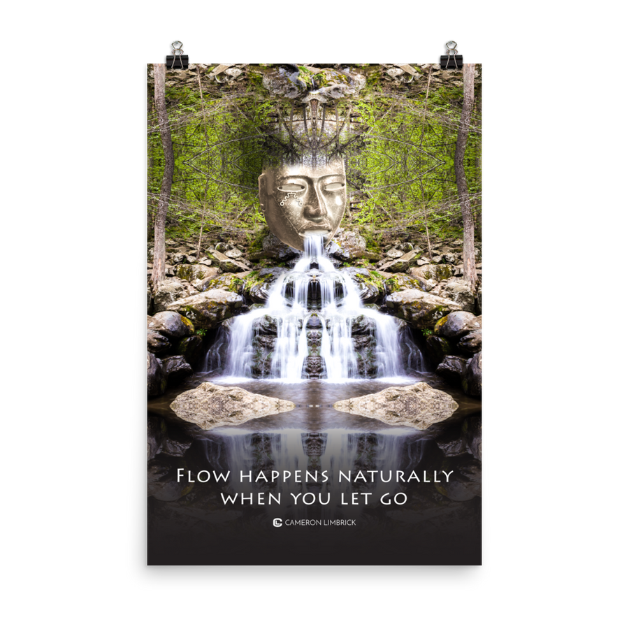 Flow Happens Naturally Poster
