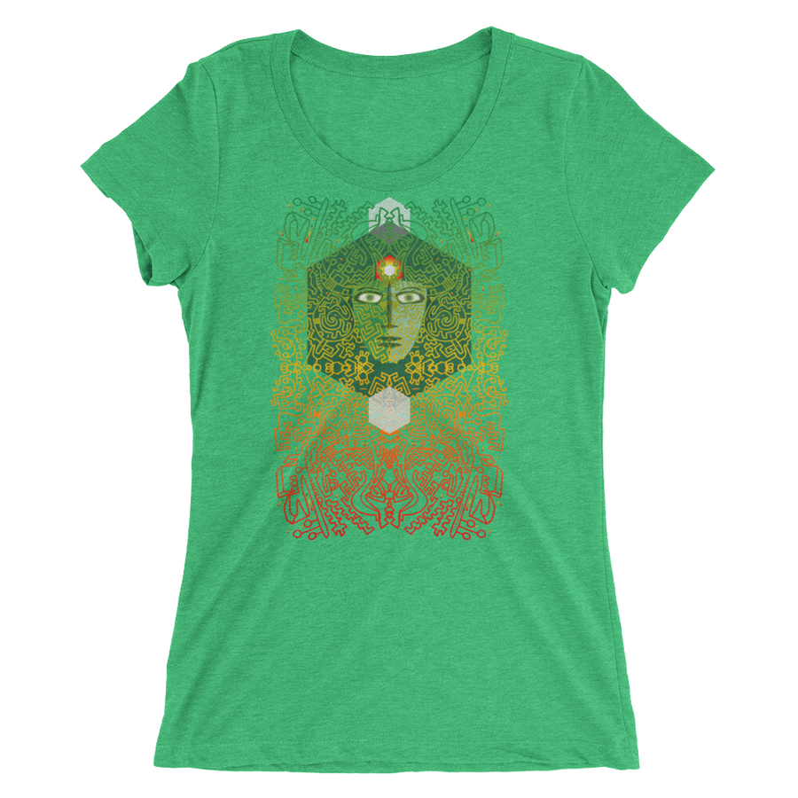 Women's Hexagon Power Tri-blend T-shirt
