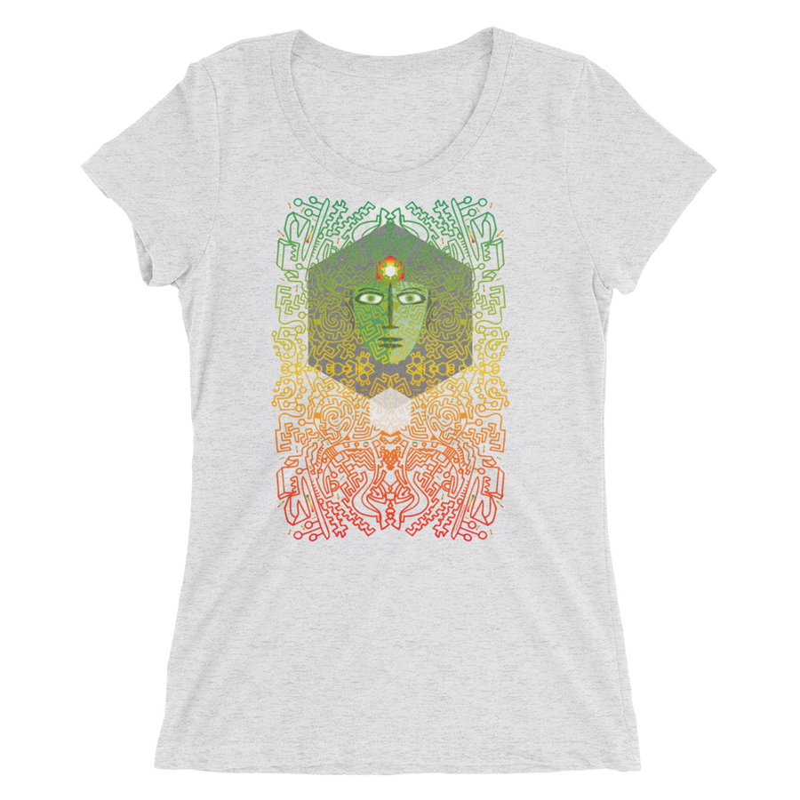 Women's Hexagon Power Tri-blend T-shirt